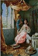 unknow artist Arab or Arabic people and life. Orientalism oil paintings 132 painting
